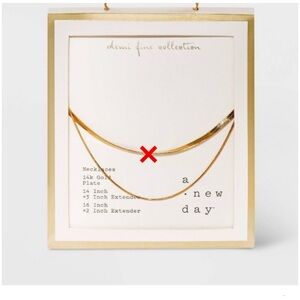 ☘️LAST CHANCE!! 14K Gold Herringbone Necklace